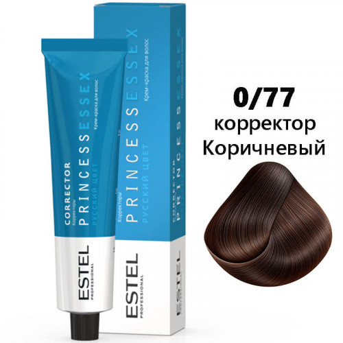 0/77 Крем-краска PRINCESS ESSEX Коричневый (Correct) 60 мл  