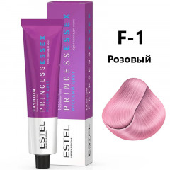 F-1 «Розовый» Крем-краска PRINCESS ESSEX (Fashion) 60 мл