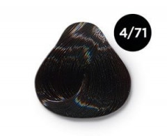 OLLIN SILK TOUCH 4/71 Коричнево-пепельный Безаммиачный стойкий краситель для волос
